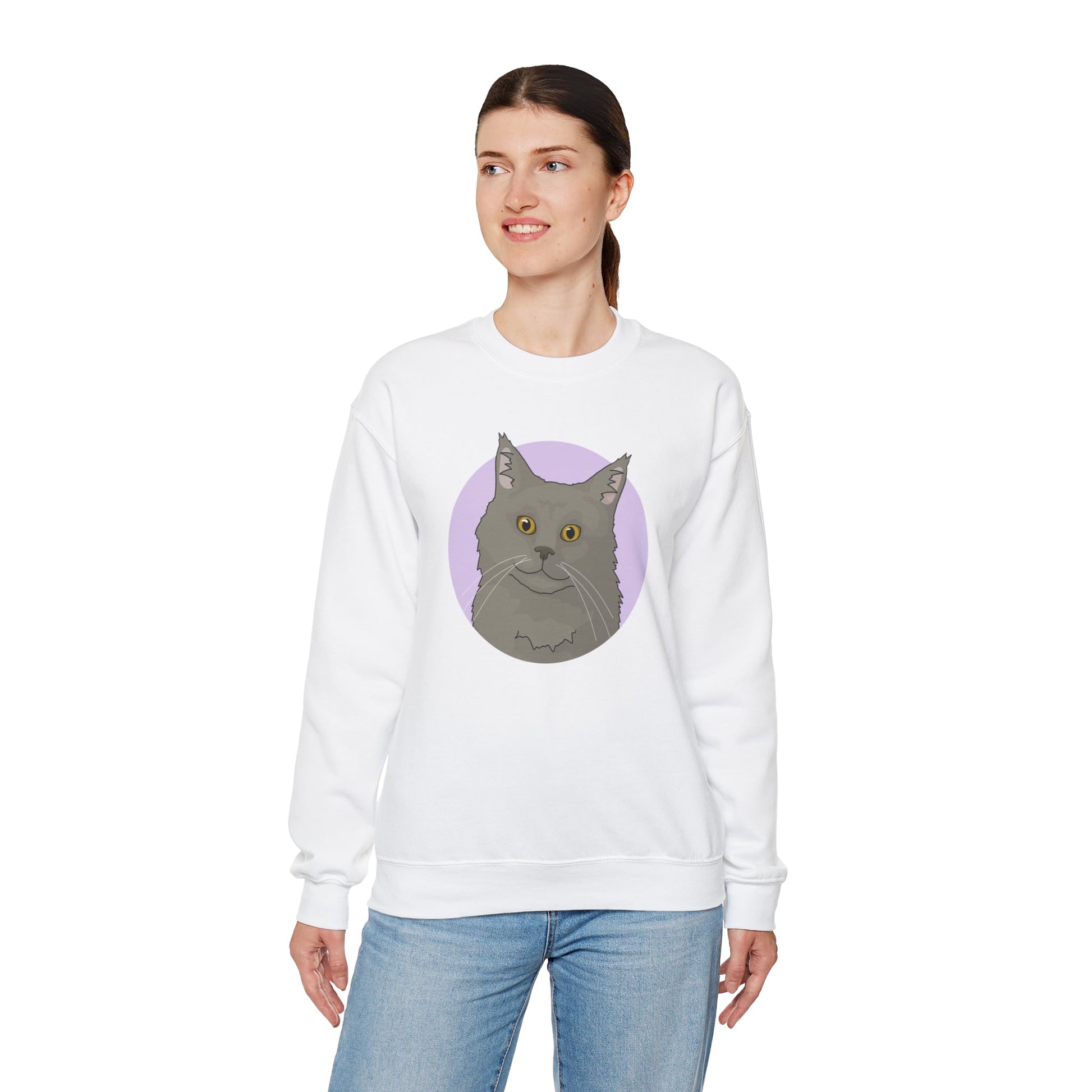 Maine Coon | Crewneck Sweatshirt - Detezi Designs-32565494656699485165