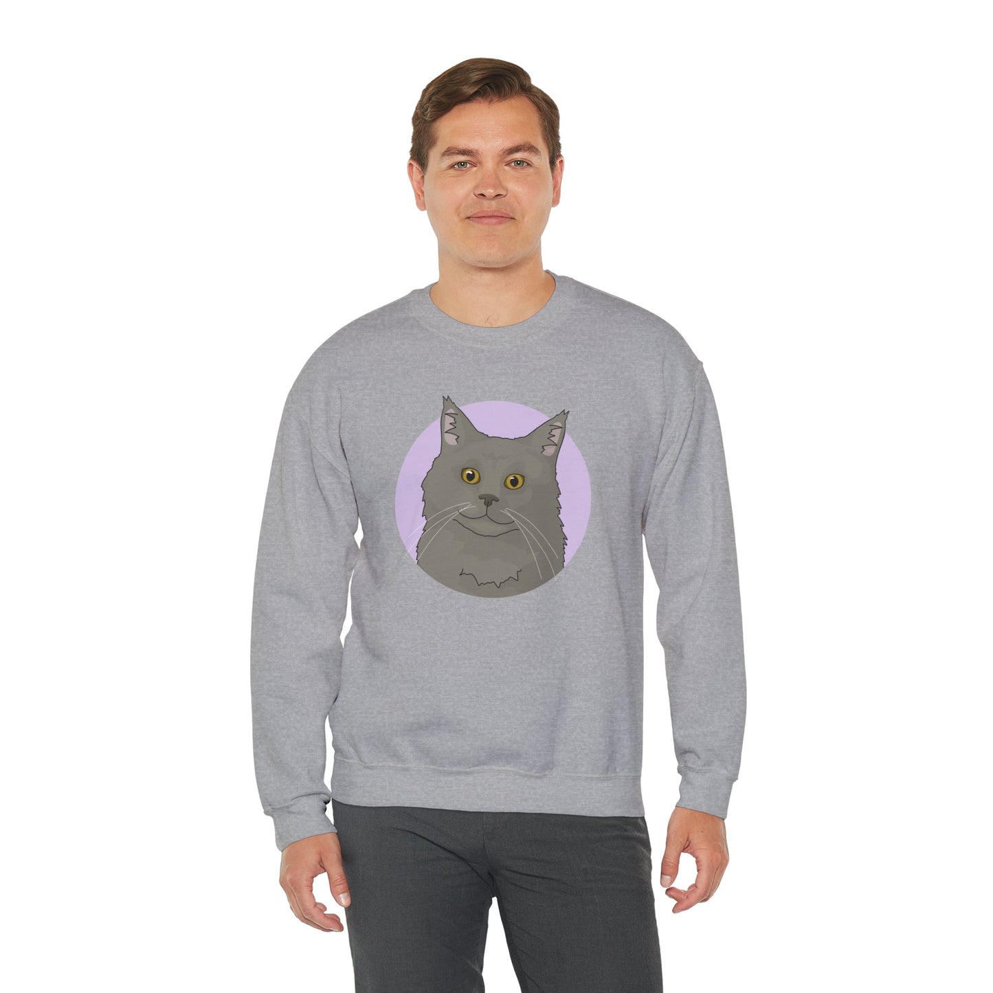 Maine Coon | Crewneck Sweatshirt - Detezi Designs-32565494656699485165