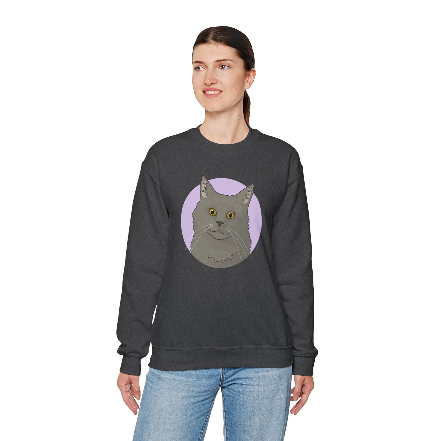 Maine Coon | Crewneck Sweatshirt - Detezi Designs-32565494656699485165