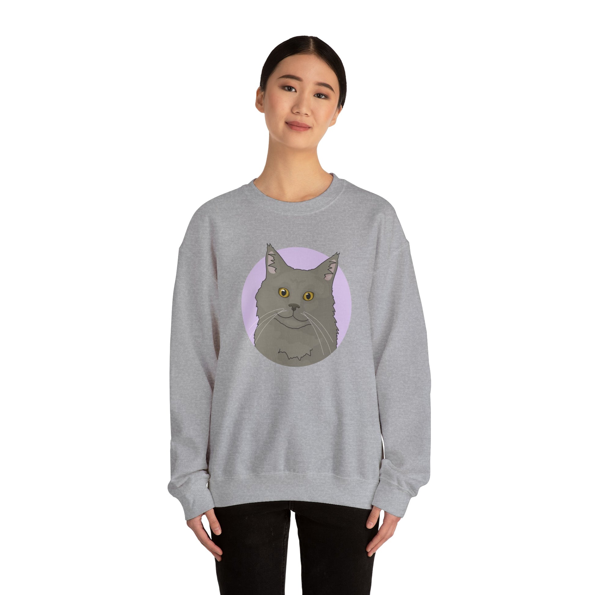 Maine Coon | Crewneck Sweatshirt - Detezi Designs-32565494656699485165