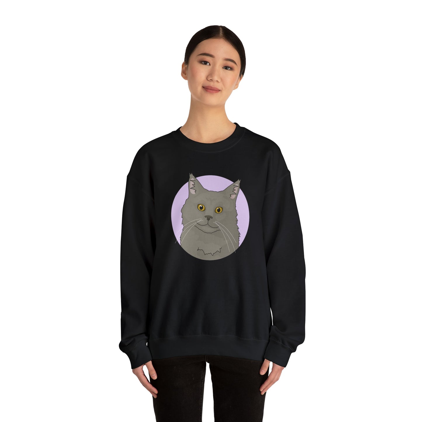 Maine Coon | Crewneck Sweatshirt - Detezi Designs-32565494656699485165