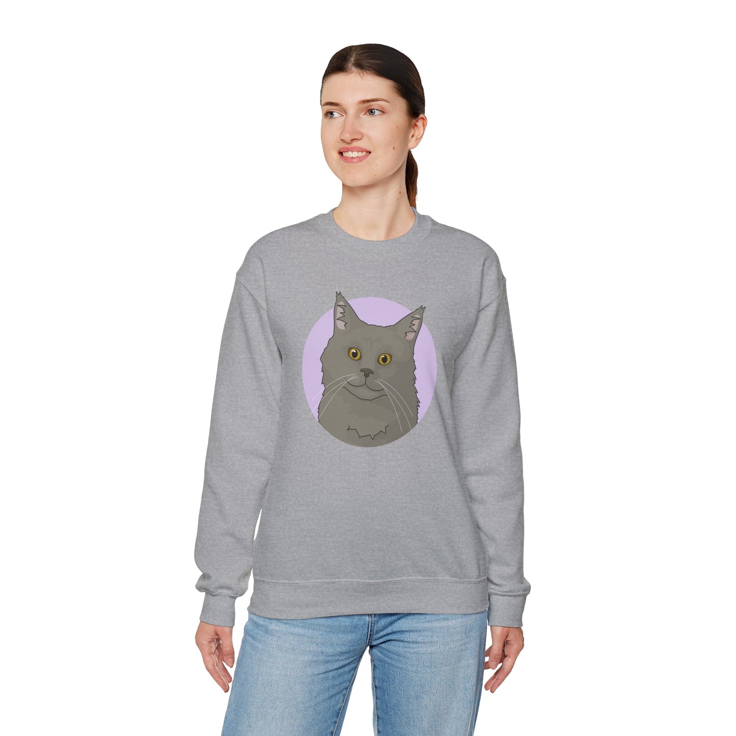 Maine Coon | Crewneck Sweatshirt - Detezi Designs-32565494656699485165