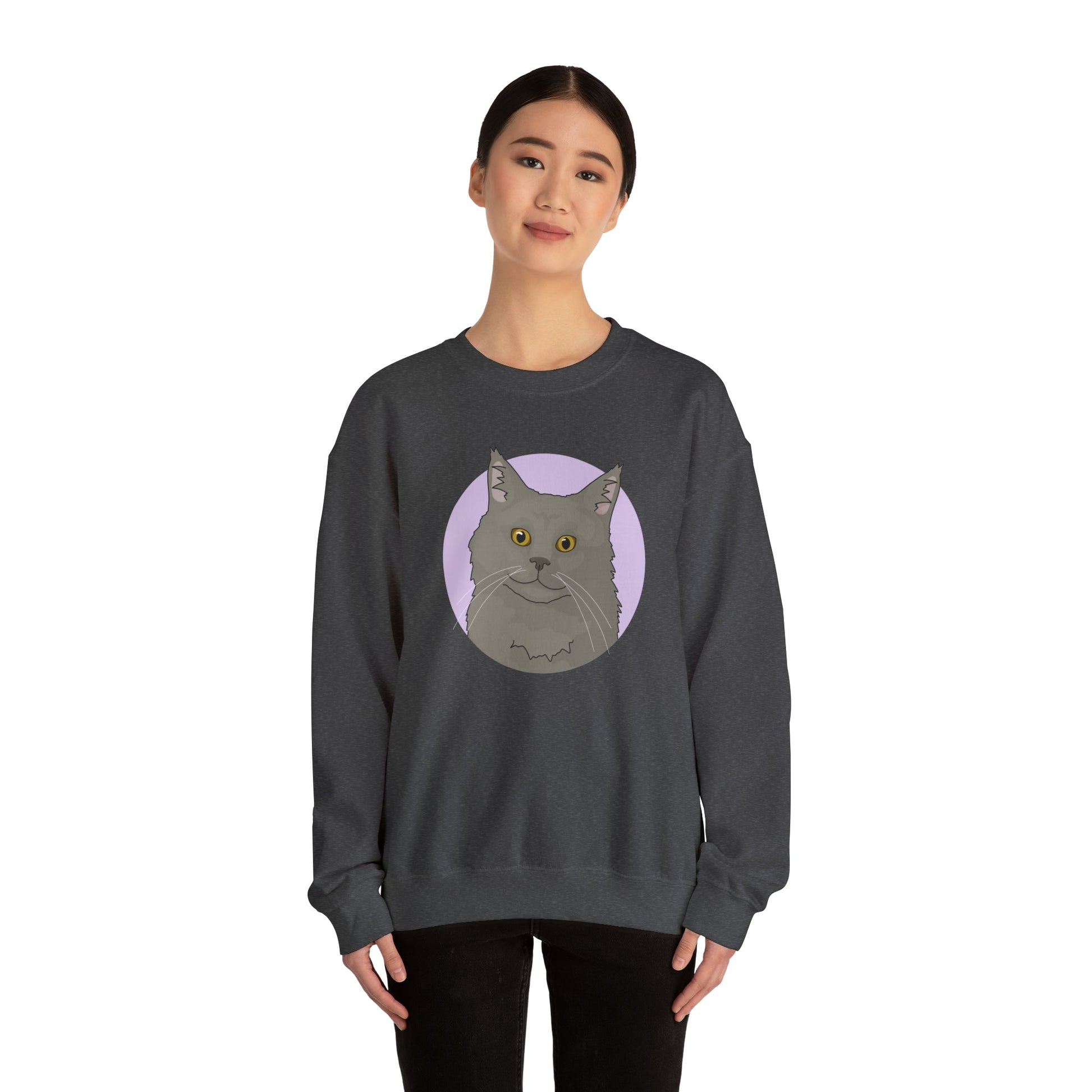 Maine Coon | Crewneck Sweatshirt - Detezi Designs-32565494656699485165