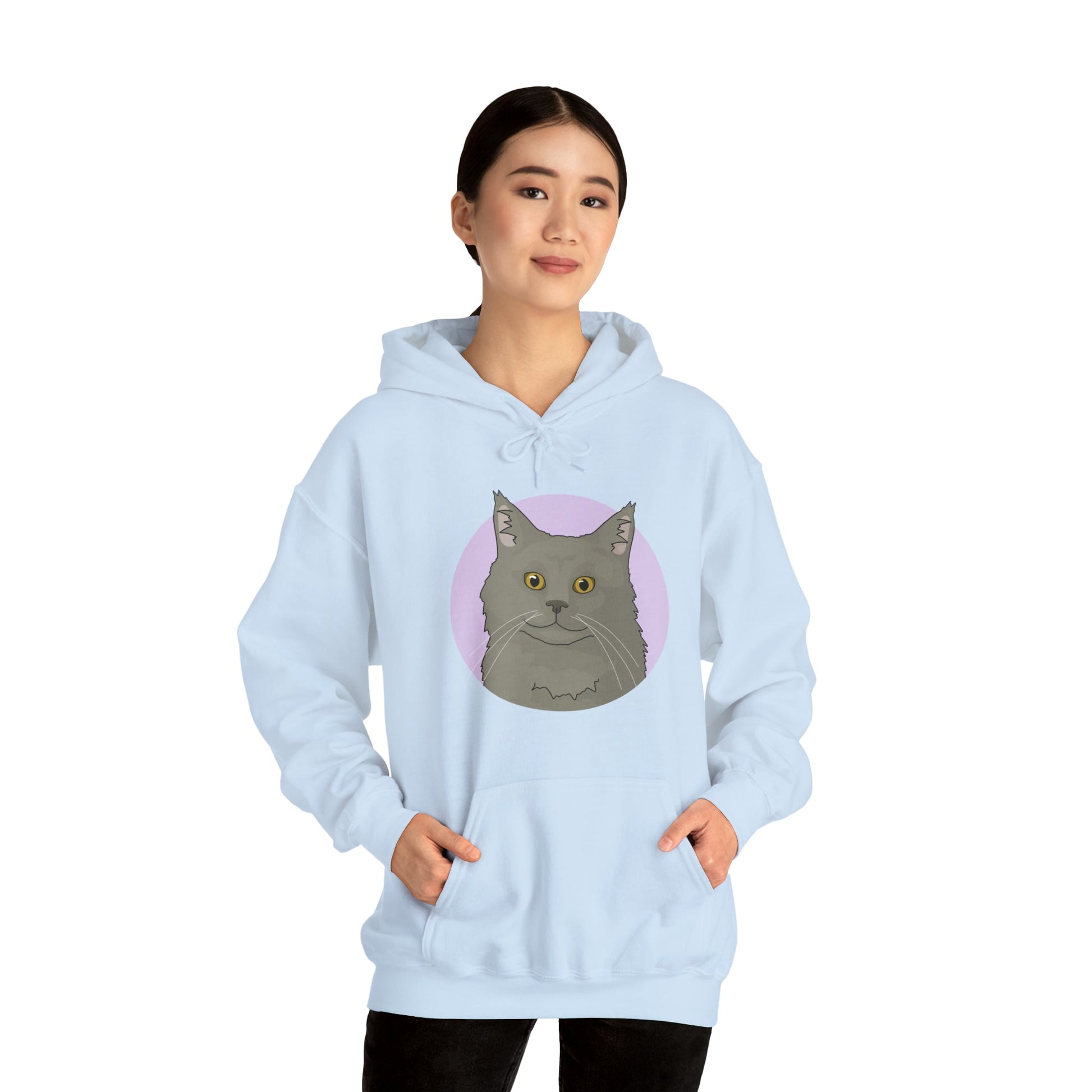 Maine Coon | Hooded Sweatshirt - Detezi Designs-26694729578481708813