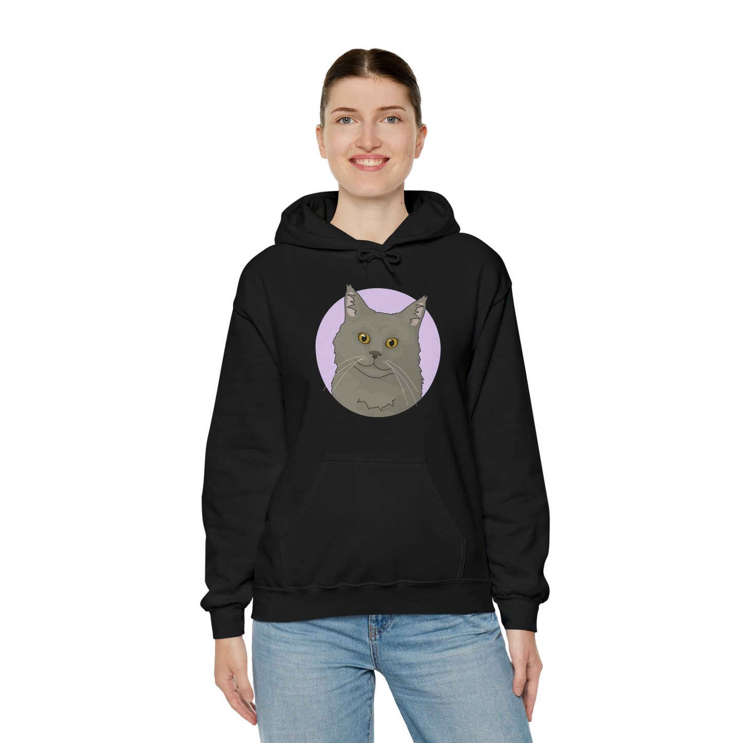 Maine Coon | Hooded Sweatshirt - Detezi Designs-26694729578481708813