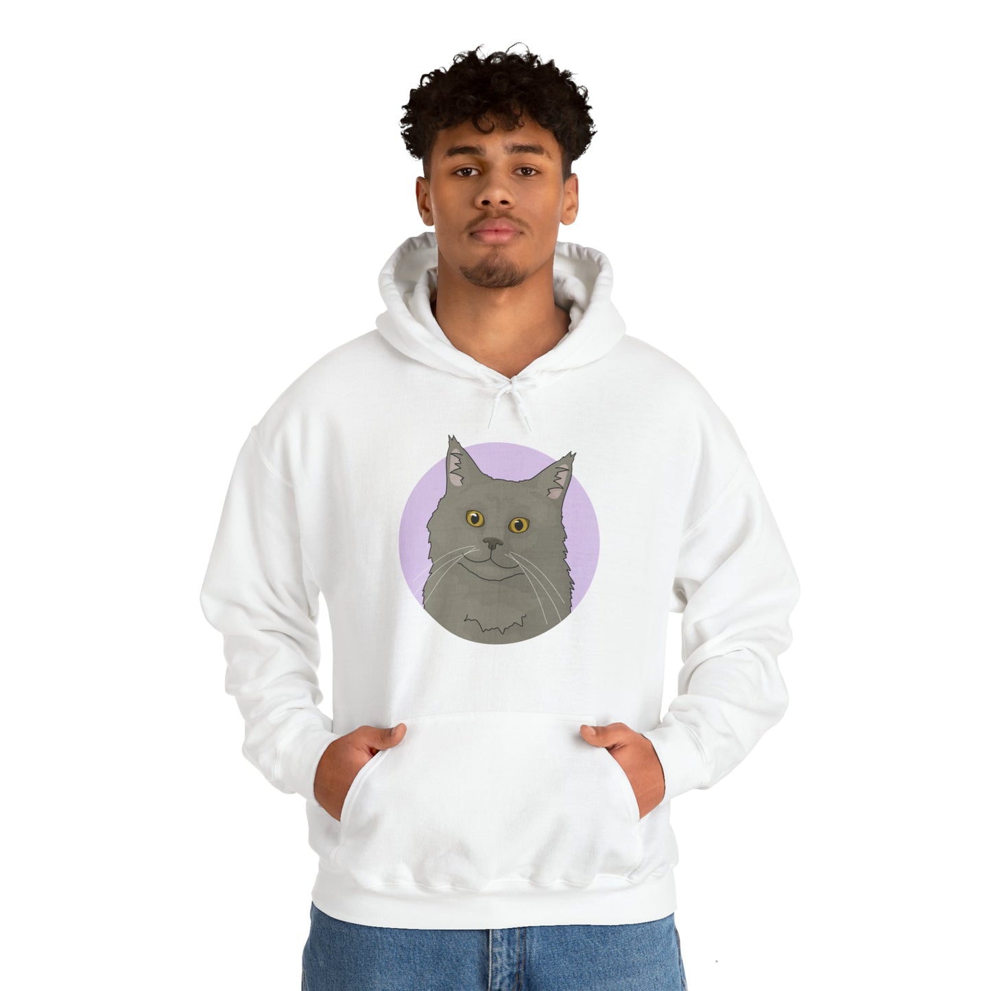 Maine Coon | Hooded Sweatshirt - Detezi Designs-26694729578481708813