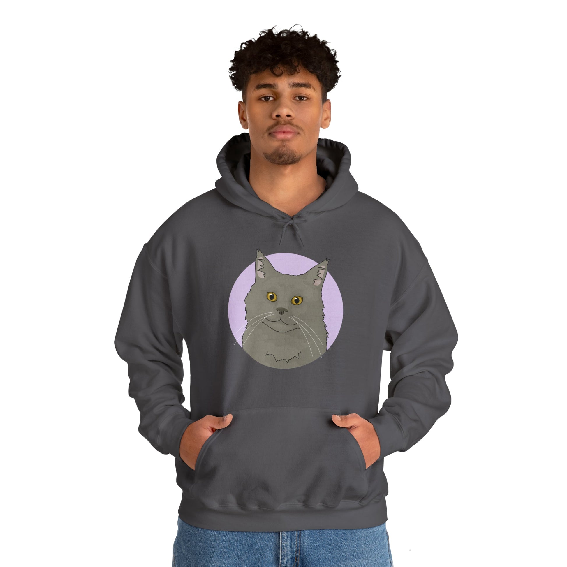 Maine Coon | Hooded Sweatshirt - Detezi Designs-26694729578481708813