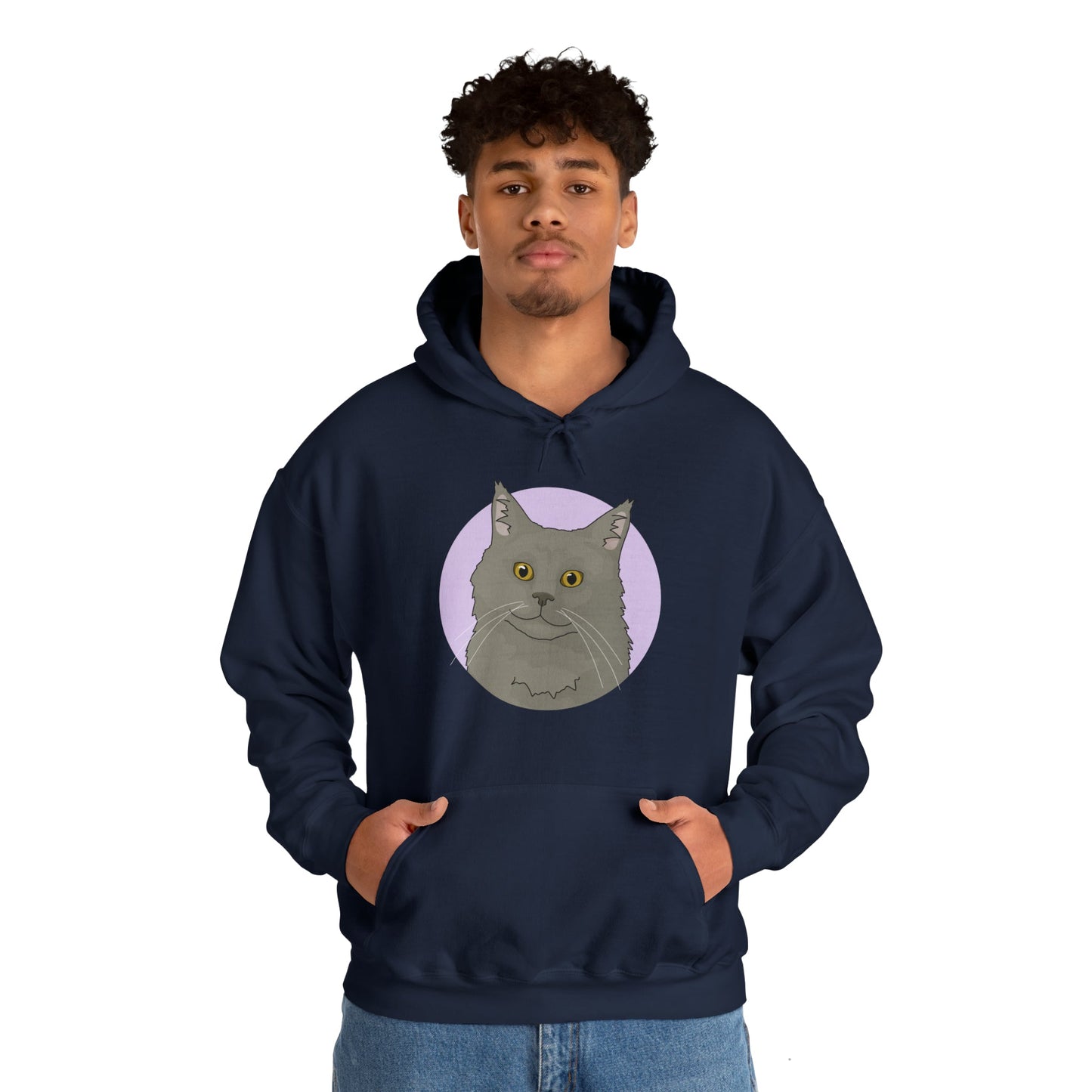 Maine Coon | Hooded Sweatshirt - Detezi Designs-26694729578481708813