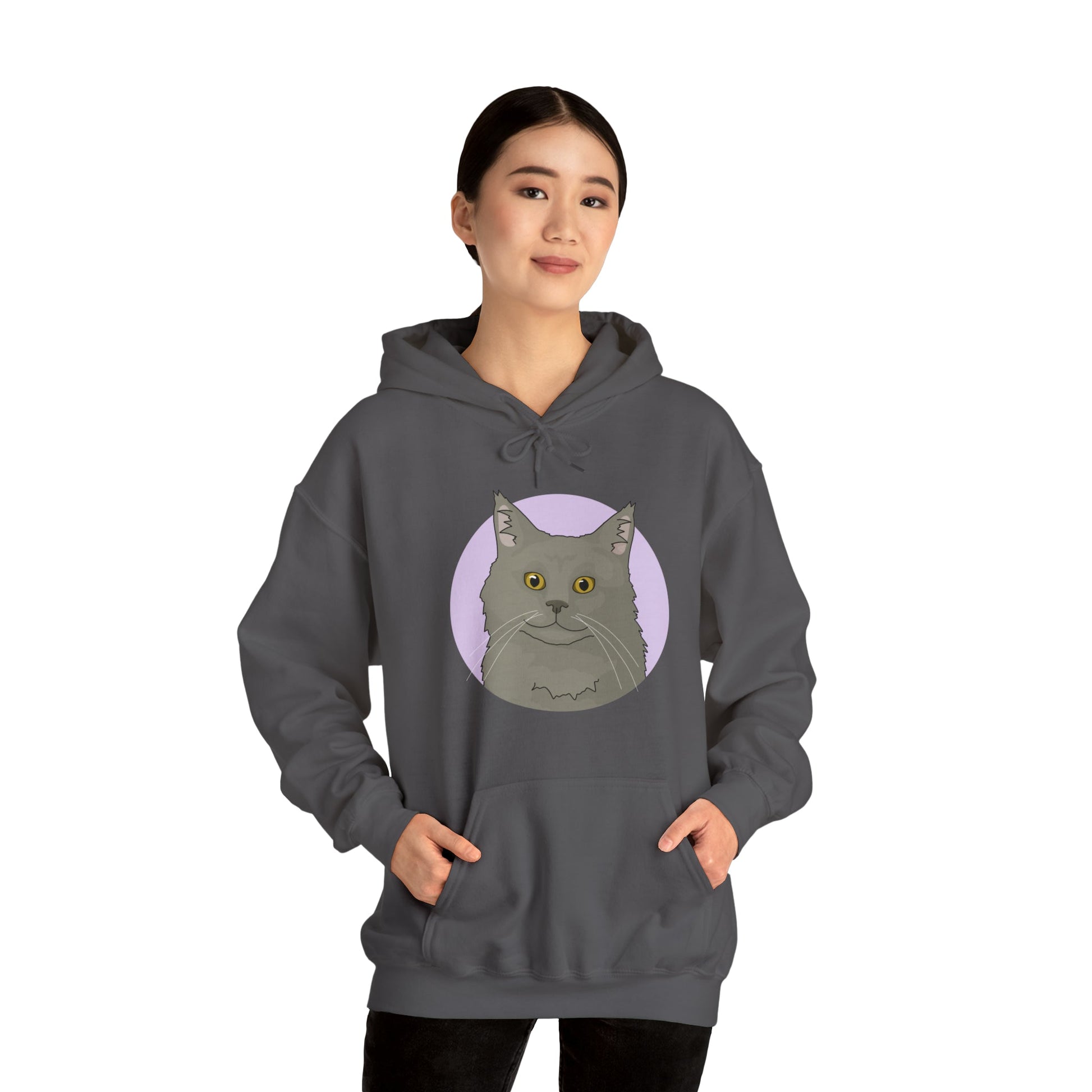 Maine Coon | Hooded Sweatshirt - Detezi Designs-26694729578481708813