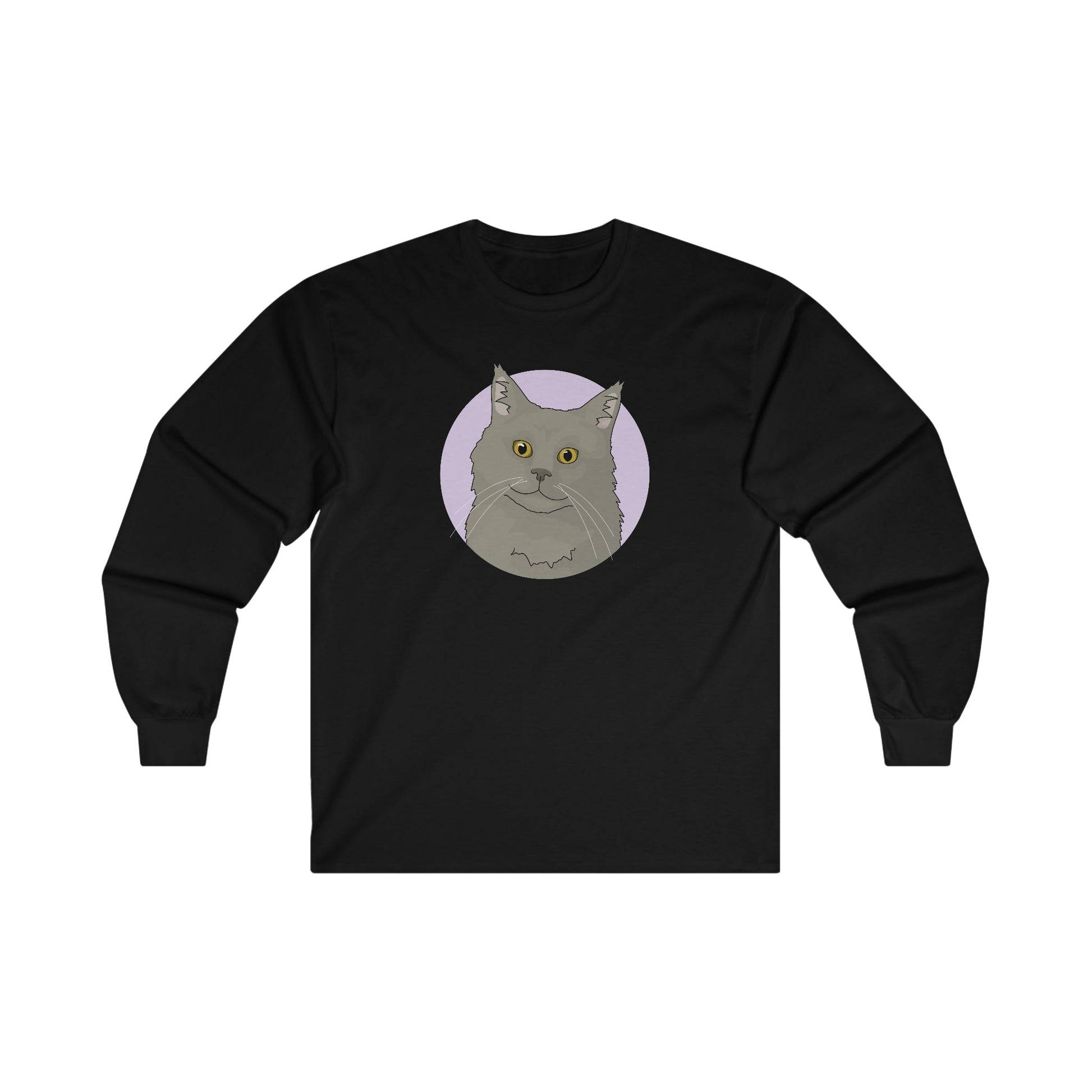 Maine Coon | Long Sleeve Tee - Detezi Designs-14634550763207824973