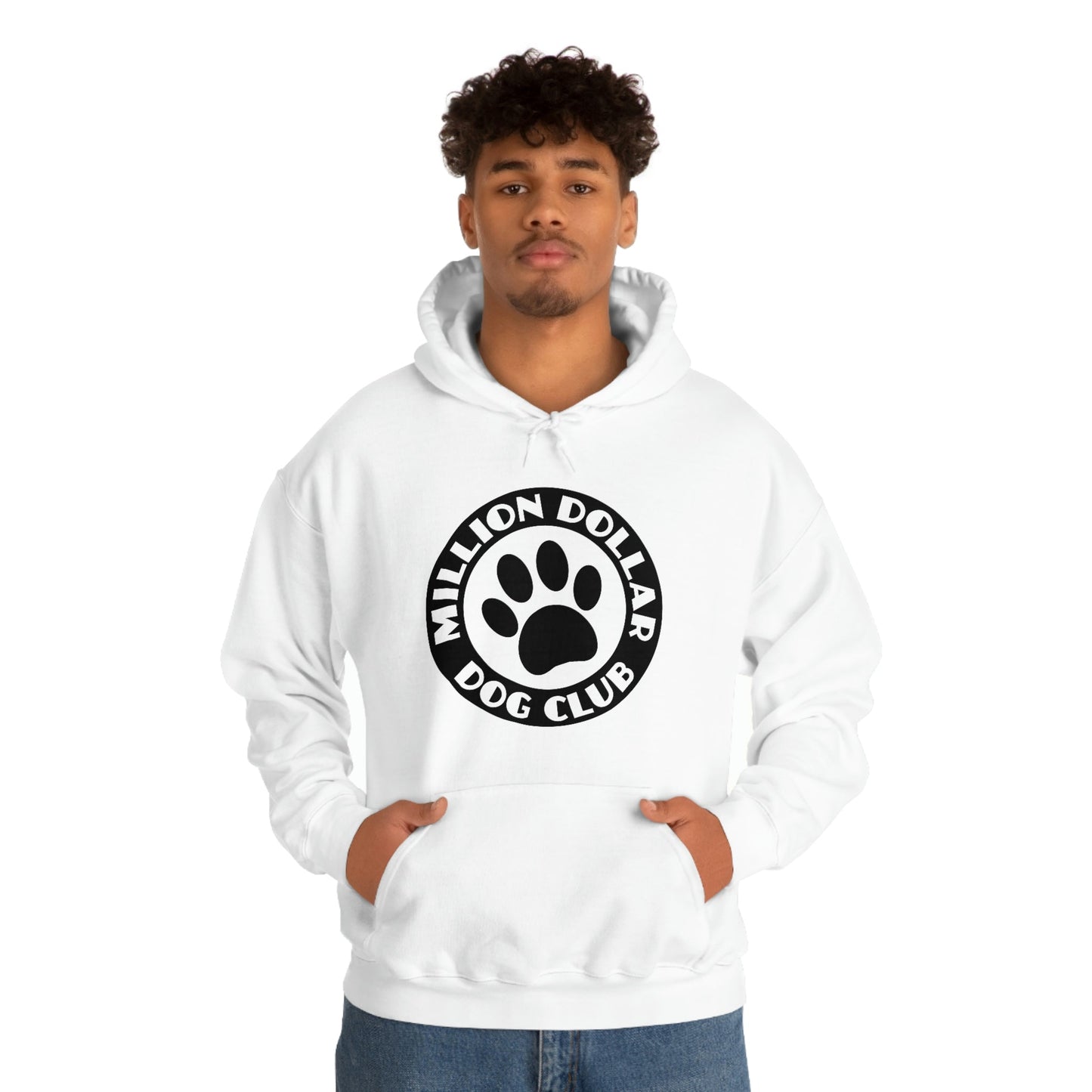 Million Dollar Dog Club | Hooded Sweatshirt - Detezi Designs-24994408221237091541