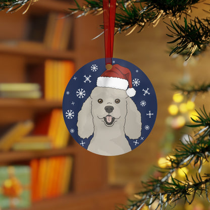 Miniature Poodle | 2023 Holiday Ornament - Detezi Designs-67153670281397321765