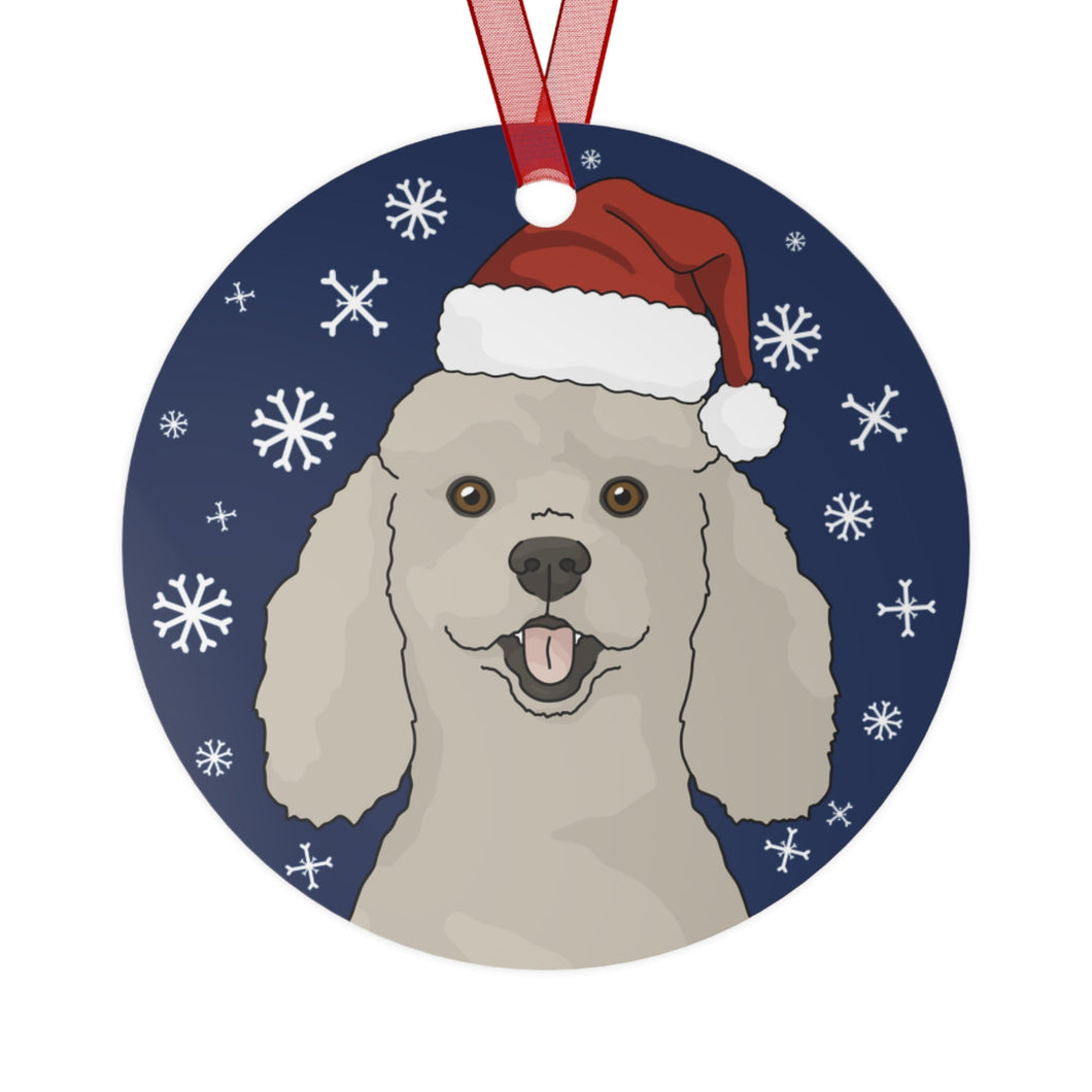 Miniature Poodle | 2023 Holiday Ornament - Detezi Designs-67153670281397321765