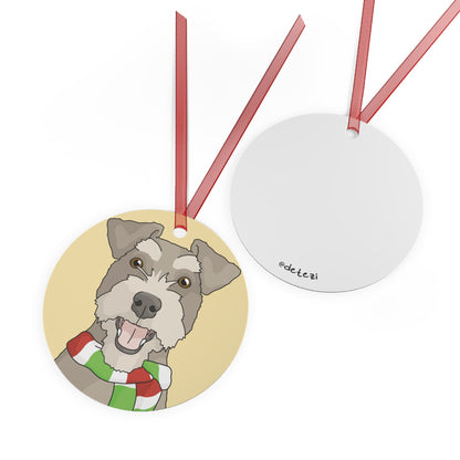 Miniature Schnauzer | 2023 Holiday Ornament - Detezi Designs-13074361677559293855