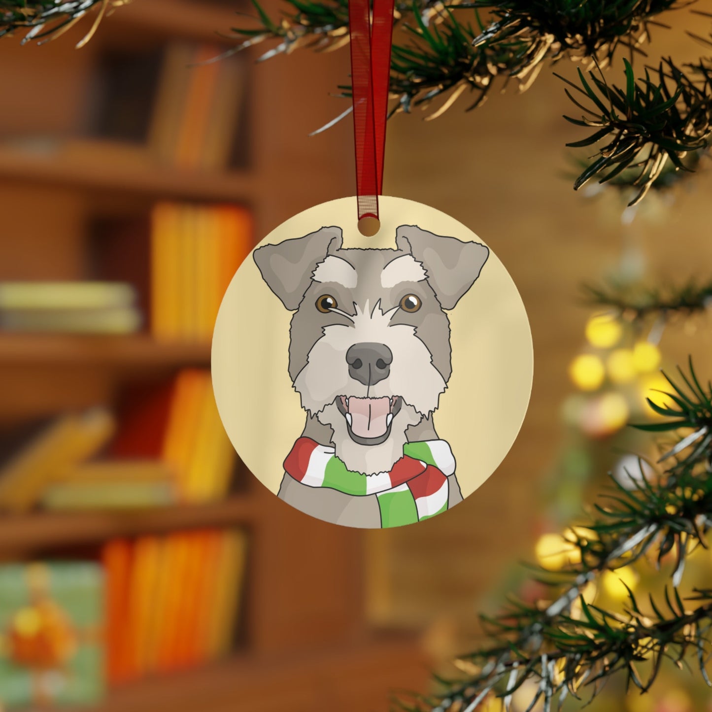 Miniature Schnauzer | 2023 Holiday Ornament - Detezi Designs-13074361677559293855