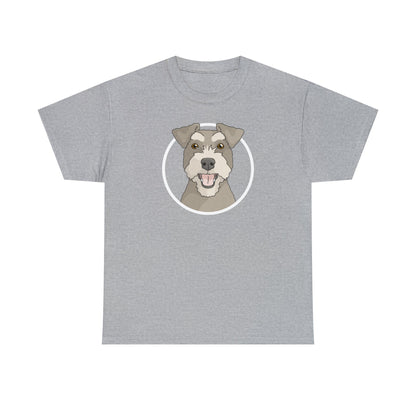 Miniature Schnauzer Circle | T-shirt - Detezi Designs-22629973251283270035