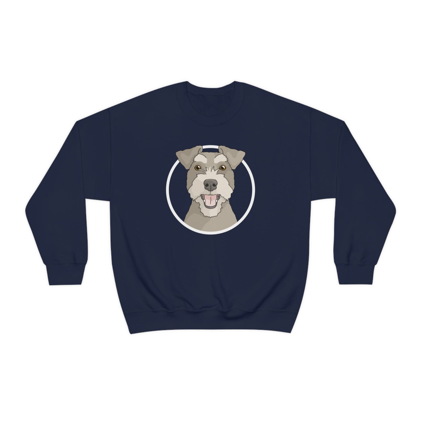 Miniature Schnauzer | Crewneck Sweatshirt - Detezi Designs-24007616854523686491