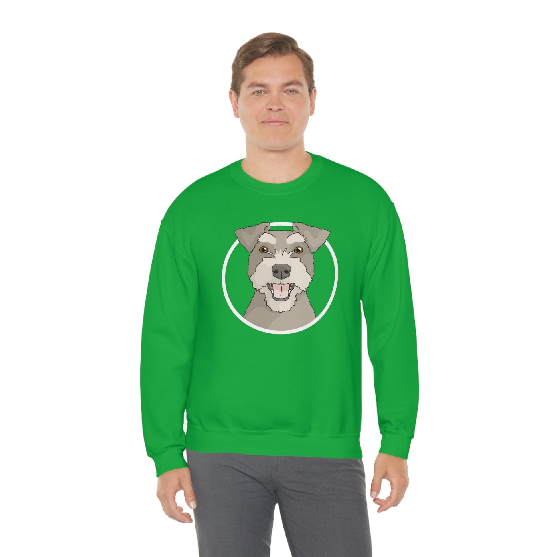 Miniature Schnauzer | Crewneck Sweatshirt - Detezi Designs-40690698769847595711