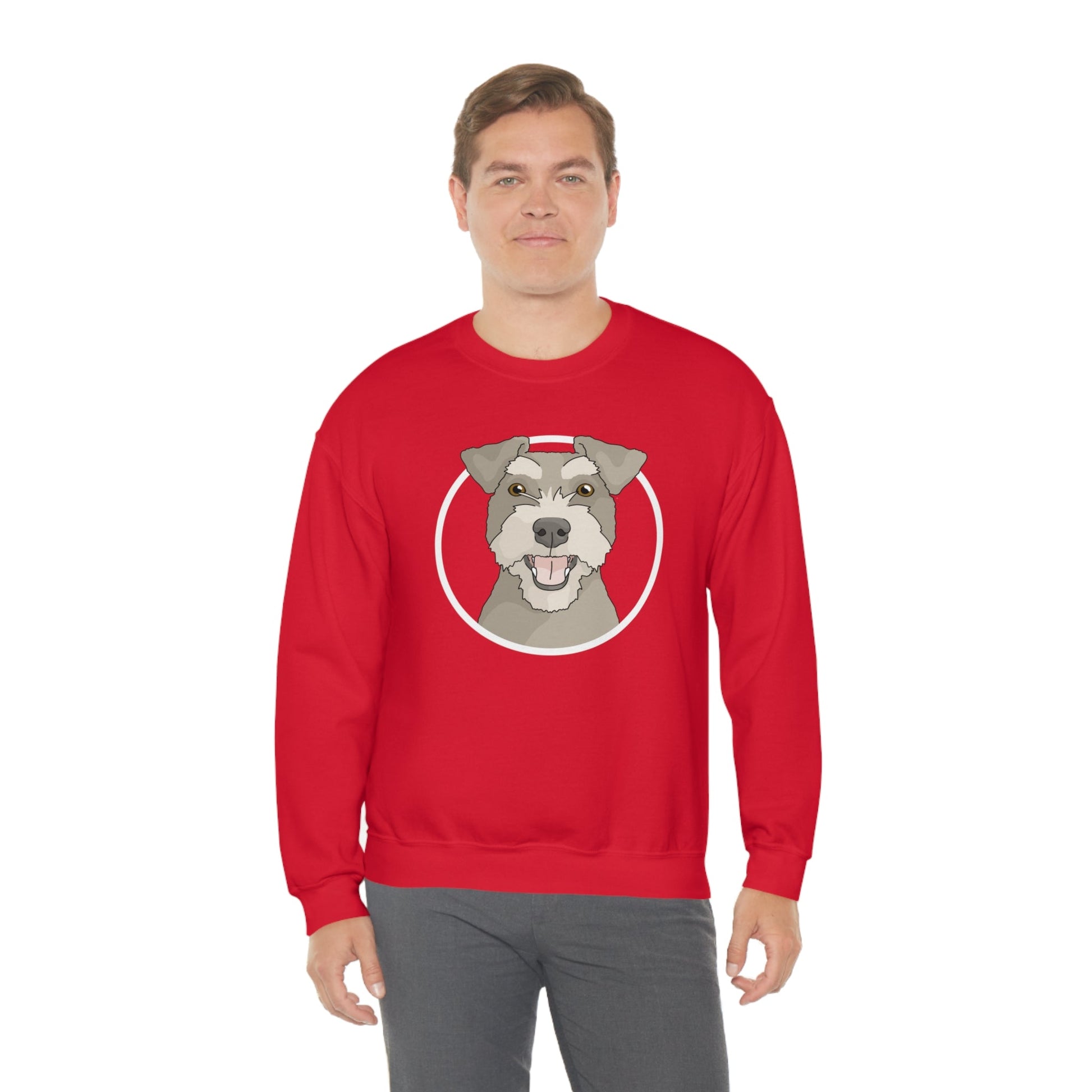 Miniature Schnauzer | Crewneck Sweatshirt - Detezi Designs-40690698769847595711