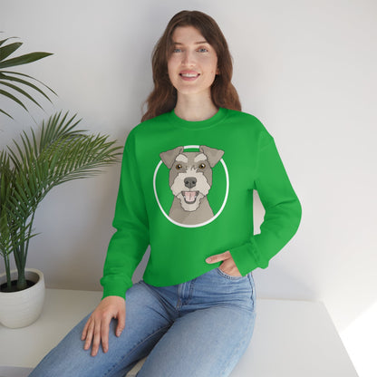 Miniature Schnauzer | Crewneck Sweatshirt - Detezi Designs-40690698769847595711