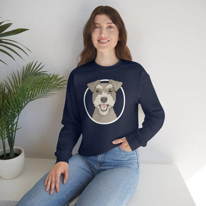 Miniature Schnauzer | Crewneck Sweatshirt - Detezi Designs-40690698769847595711