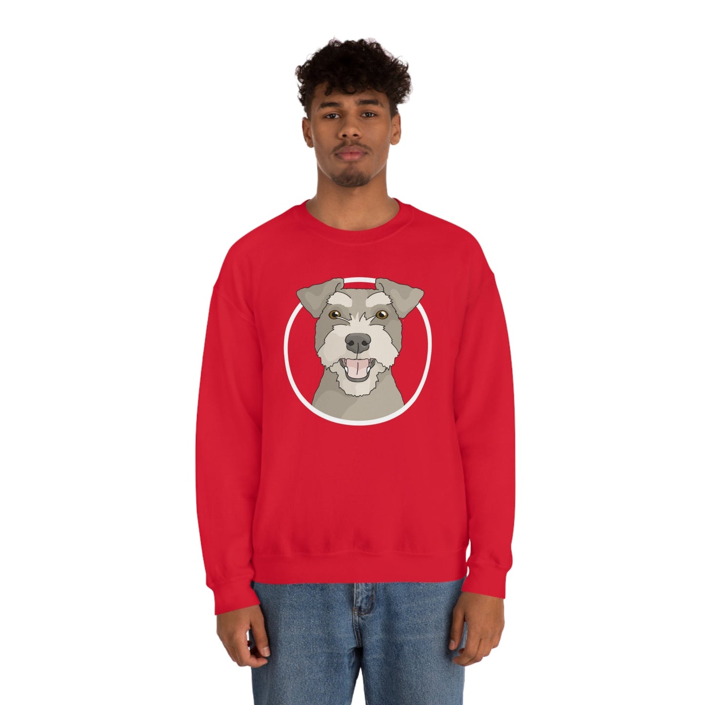 Miniature Schnauzer | Crewneck Sweatshirt - Detezi Designs-40690698769847595711