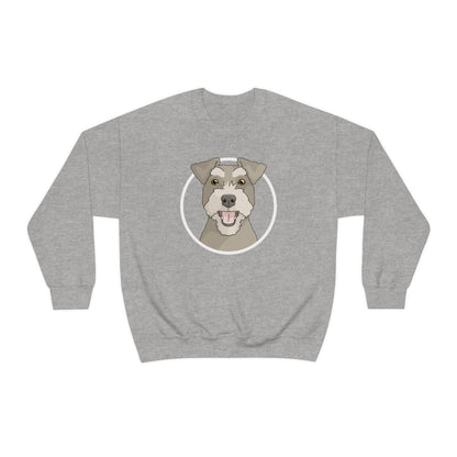 Miniature Schnauzer | Crewneck Sweatshirt - Detezi Designs-40690698769847595711