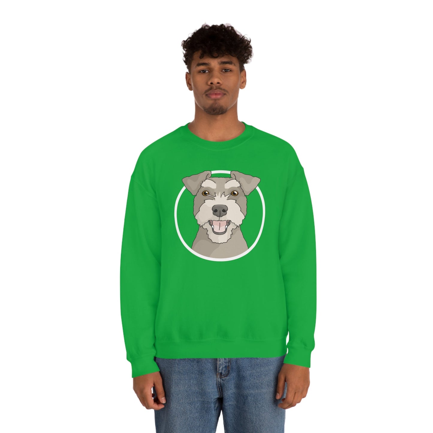 Miniature Schnauzer | Crewneck Sweatshirt - Detezi Designs-40690698769847595711