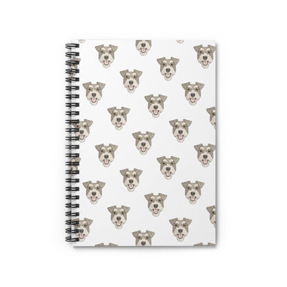 Miniature Schnauzer | Spiral Notebook - Detezi Designs-19304880349999179661