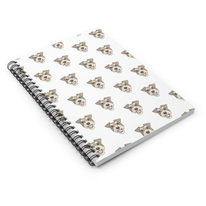 Miniature Schnauzer | Spiral Notebook - Detezi Designs-19304880349999179661