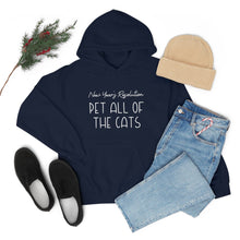 Load image into Gallery viewer, New Year&#39;s Resolution: Pet All Of The Cats | Hooded Sweatshirt - Detezi Designs-20781060690191714541
