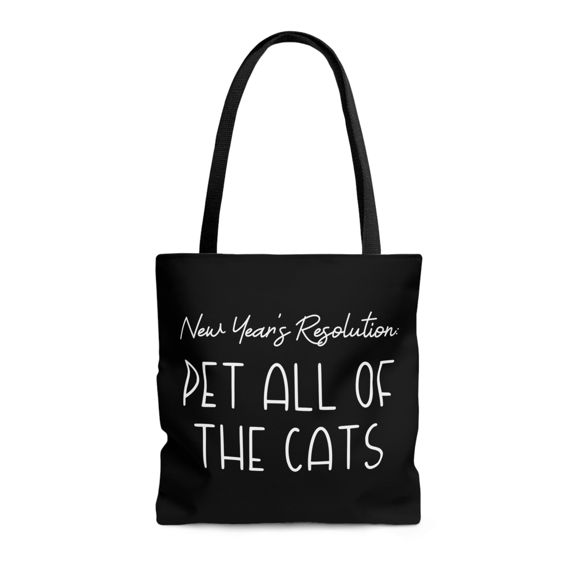 New Year's Resolution: Pet All Of The Cats | Tote Bag - Detezi Designs-26839155155070936150