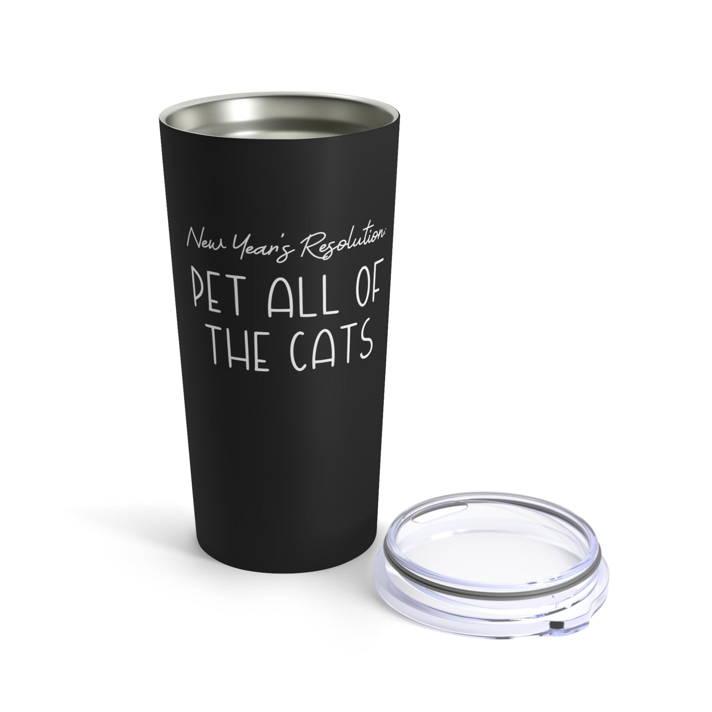 New Year's Resolution: Pet All Of The Cats | Tumbler - Detezi Designs-56997470862765005107