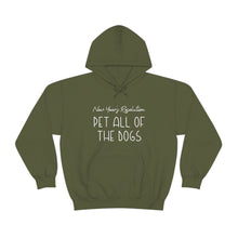 Load image into Gallery viewer, New Year&#39;s Resolution: Pet All Of The Dogs | Hooded Sweatshirt - Detezi Designs-18996681664370943250
