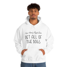 Load image into Gallery viewer, New Year&#39;s Resolution: Pet All Of The Dogs | Hooded Sweatshirt - Detezi Designs-25187255401206962178
