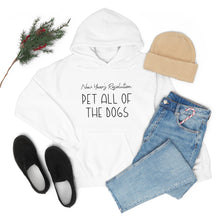 Load image into Gallery viewer, New Year&#39;s Resolution: Pet All Of The Dogs | Hooded Sweatshirt - Detezi Designs-25187255401206962178
