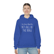Load image into Gallery viewer, New Year&#39;s Resolution: Pet All Of The Dogs | Hooded Sweatshirt - Detezi Designs-37655811974401728326

