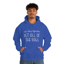 Load image into Gallery viewer, New Year&#39;s Resolution: Pet All Of The Dogs | Hooded Sweatshirt - Detezi Designs-37655811974401728326
