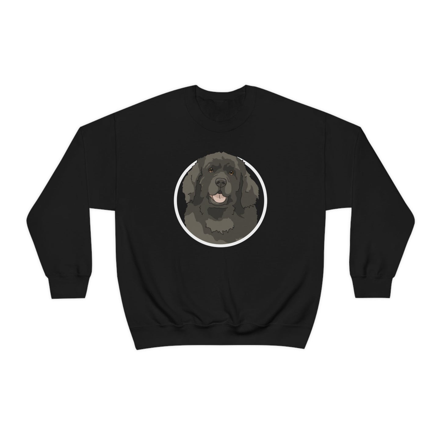 Newfoundland Circle | Crewneck Sweatshirt - Detezi Designs-14551303042097480387