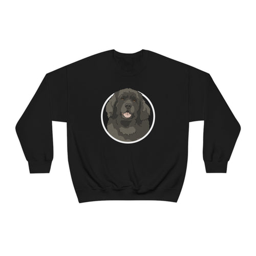 Newfoundland Circle | Crewneck Sweatshirt - Detezi Designs-14551303042097480387
