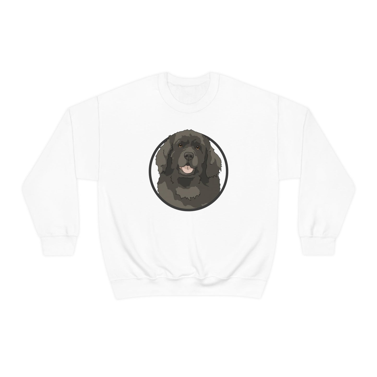 Newfoundland Circle | Crewneck Sweatshirt - Detezi Designs-15605236000954163986