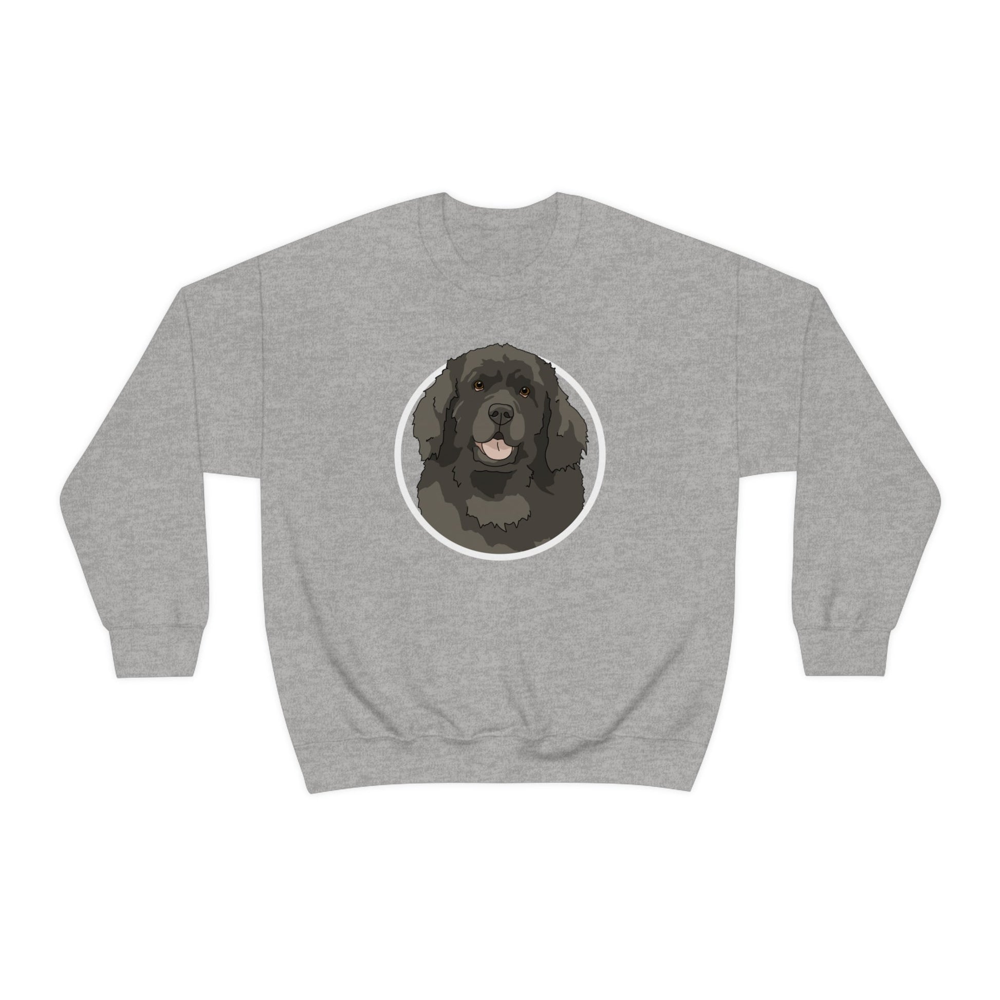 Newfoundland Circle | Crewneck Sweatshirt - Detezi Designs-29712187026188742176