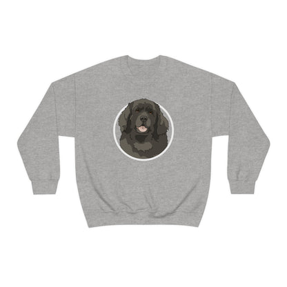 Newfoundland Circle | Crewneck Sweatshirt - Detezi Designs-29712187026188742176