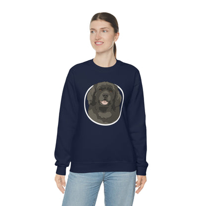 Newfoundland Circle | Crewneck Sweatshirt - Detezi Designs-29712187026188742176