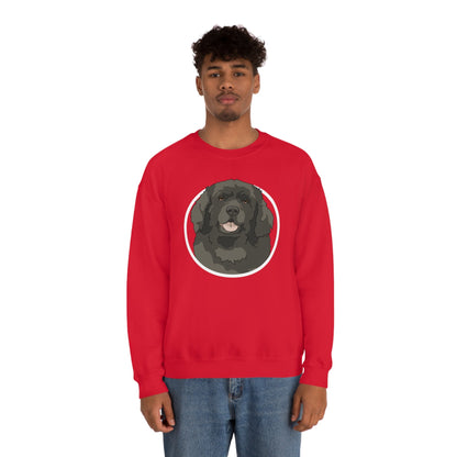 Newfoundland Circle | Crewneck Sweatshirt - Detezi Designs-29712187026188742176