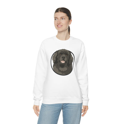 Newfoundland Circle | Crewneck Sweatshirt - Detezi Designs-29712187026188742176