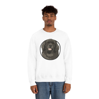 Newfoundland Circle | Crewneck Sweatshirt - Detezi Designs-29712187026188742176