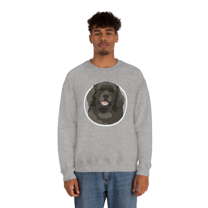 Newfoundland Circle | Crewneck Sweatshirt - Detezi Designs-29712187026188742176