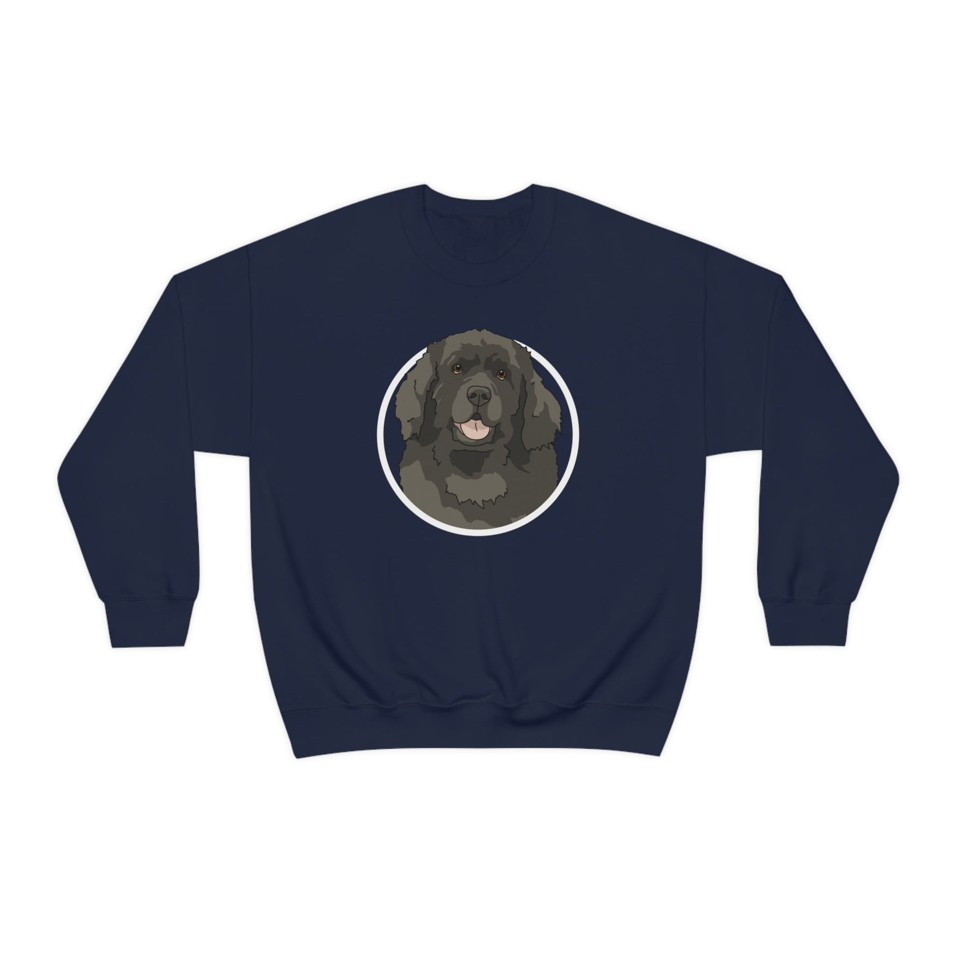 Newfoundland Circle | Crewneck Sweatshirt - Detezi Designs-64369674921608392424