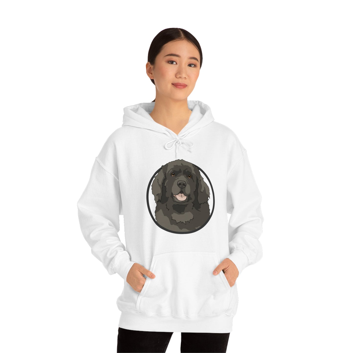 Newfoundland Circle | Hooded Sweatshirt - Detezi Designs-12121486203807580887